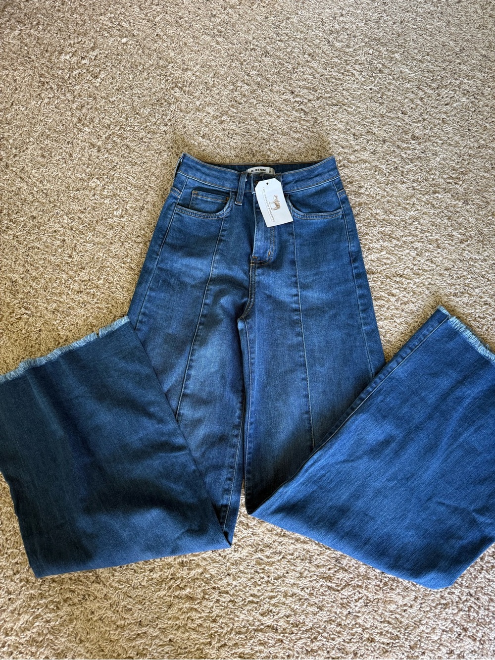 High-Rise Flare Women’s Jeans - Dark Blue
